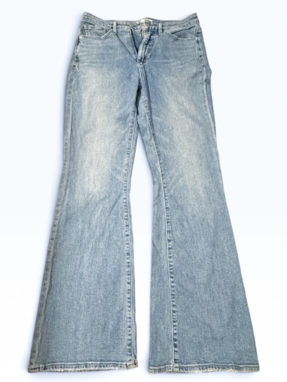 LOFT Light Blue wide leg Flare Jeans